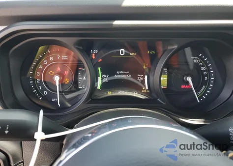 2024 Jeep Wrangler Sahara 4Xe из США, поврежденный, VIN 1C4RJXP62RW228115